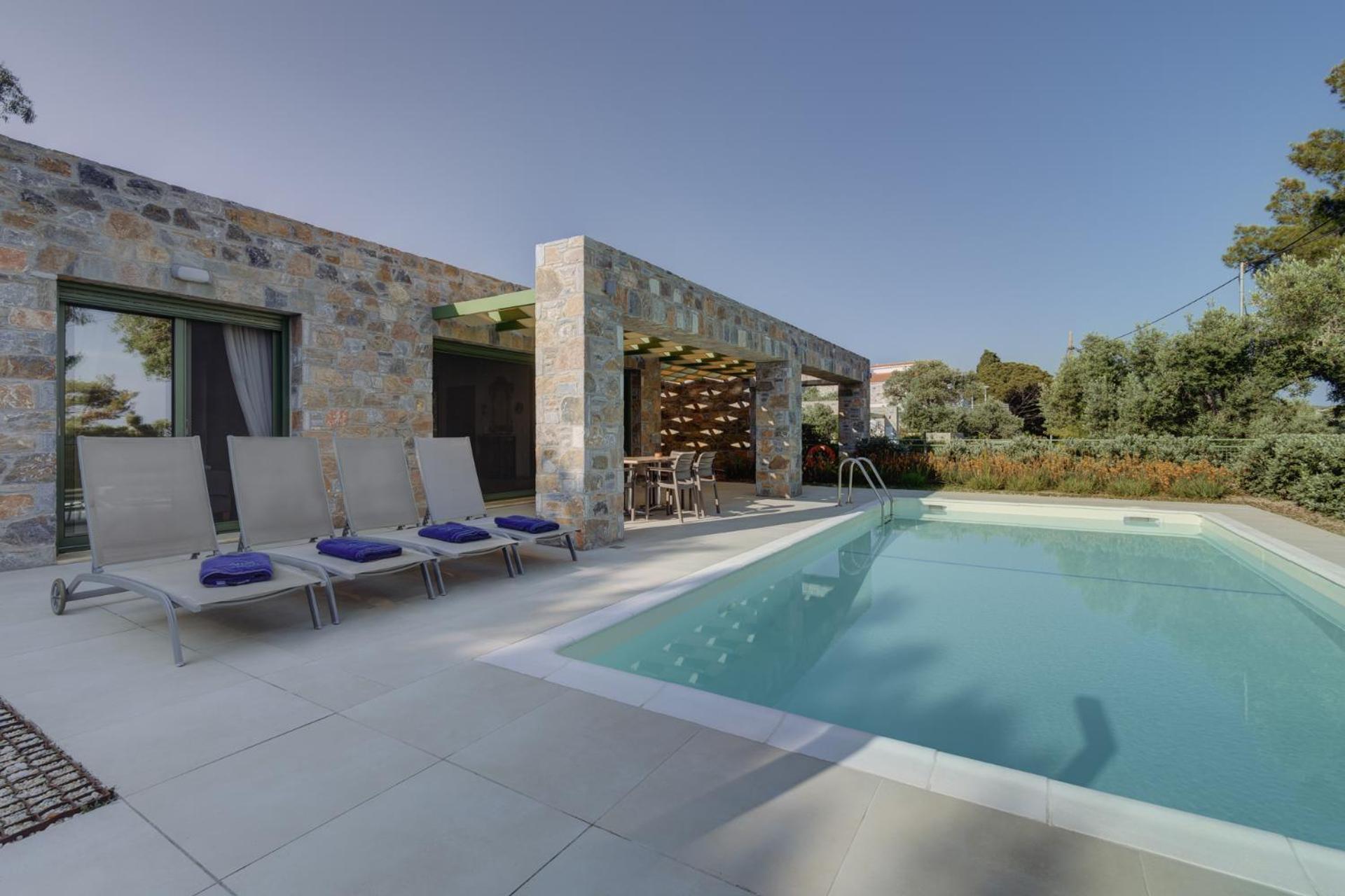 Ouzo Stone House 2 With Private Pool Villa Plomari Exterior foto